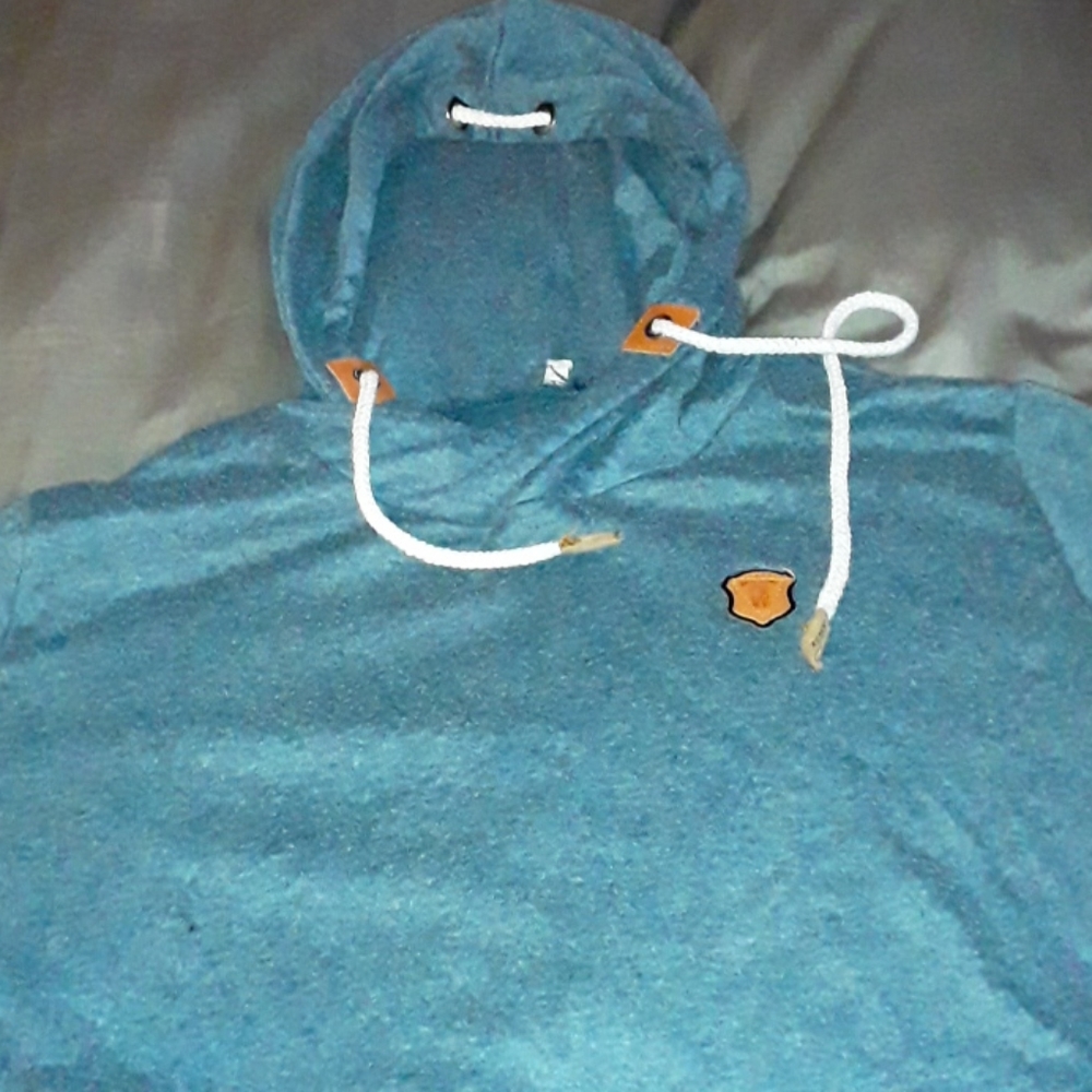 Naketano hoodie with leather embellishments